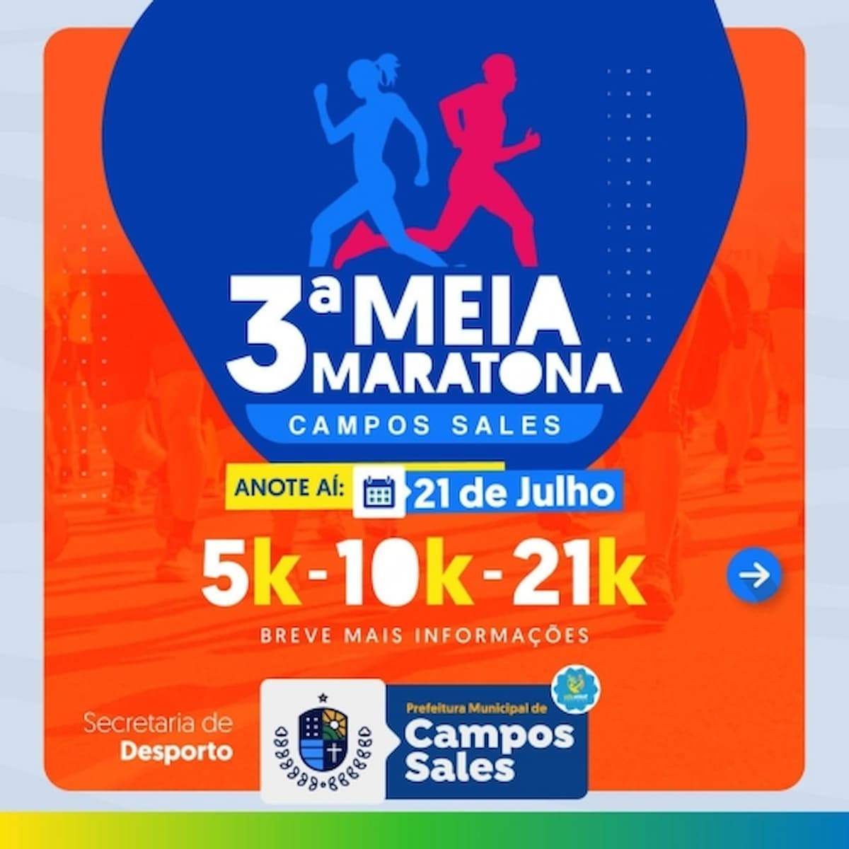 3ª Meia Maratona de Campos Sales Calendário de Corrida