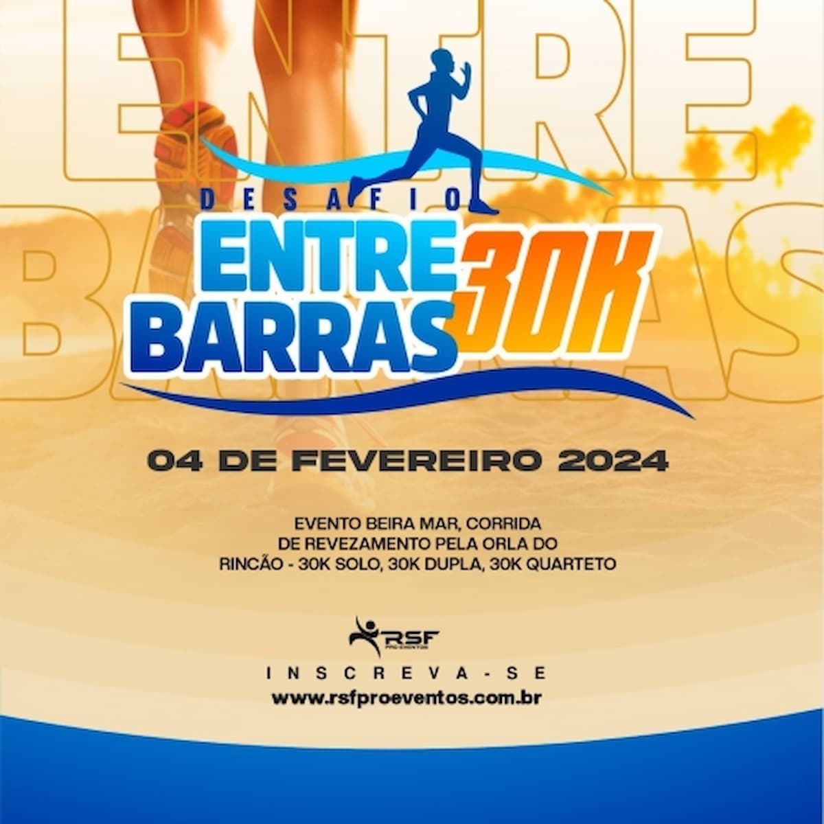 Desafio 30k Entre Barras 2025 Calendário de Corrida