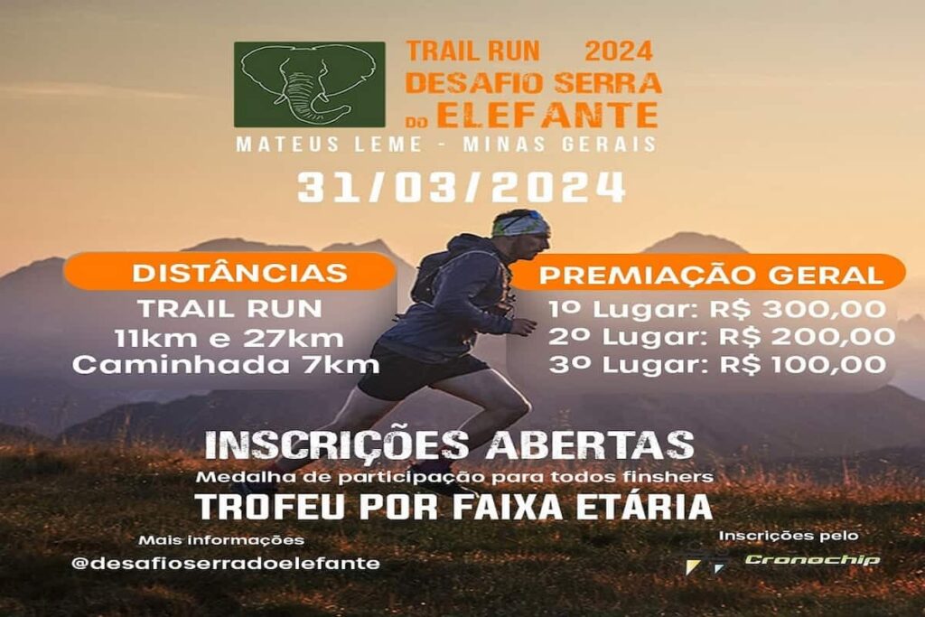 Desafio Serra do Elefante 2025 Calendário de Corrida